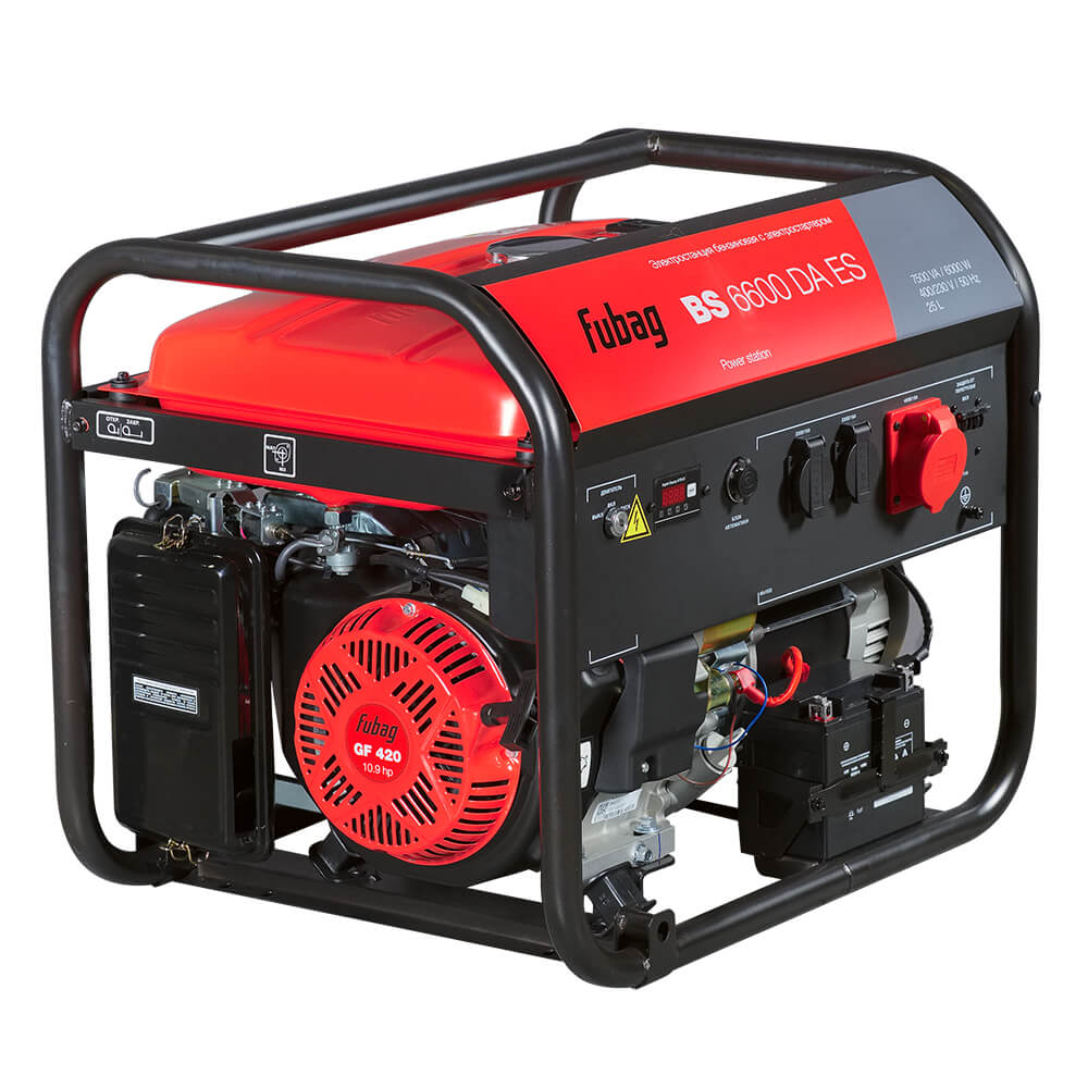 Генератор Fubag BS 6600 DA ES (641693) [6кВт, 230/400В, электростартер, АВР]