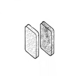 Набор элементов воздушного фильтра Fubag 180100036-0001 для BS 5500/5500 A ES/6600/6600 A ES/DA ES