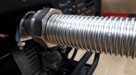 Отвод выхлопных газов бензогенератора FUBAG для BS 14000 DA ES