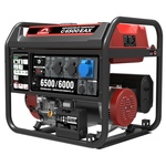 Генератор бензиновый SUNREKA G6500EAX (211006) [6.5В, 220В, бак 40л, электростартер]