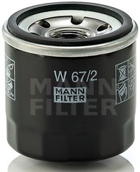 Фильтр масляный MANN-FILTER  W67/2  304391