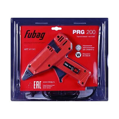 Пистолет термоклеевой FUBAG PRG 200