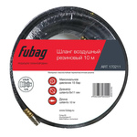 Шланг с фитингами рапид, маслостойкая термопластичная резина FUBAG 15bar, 6x11мм, 10м (170211)