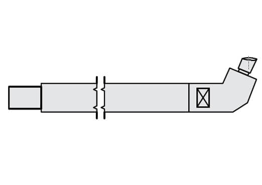 Плечо нижнее наклонное 40х800 мм FUBAG для SG 36-42 (31066)