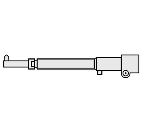 Плечо нижнее наклонное 45х600 мм FUBAG тонкое для RSV (31129)