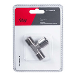 Переходник тройник Т-MFM (2 наруж.резьбы/1внутр.) 3/8