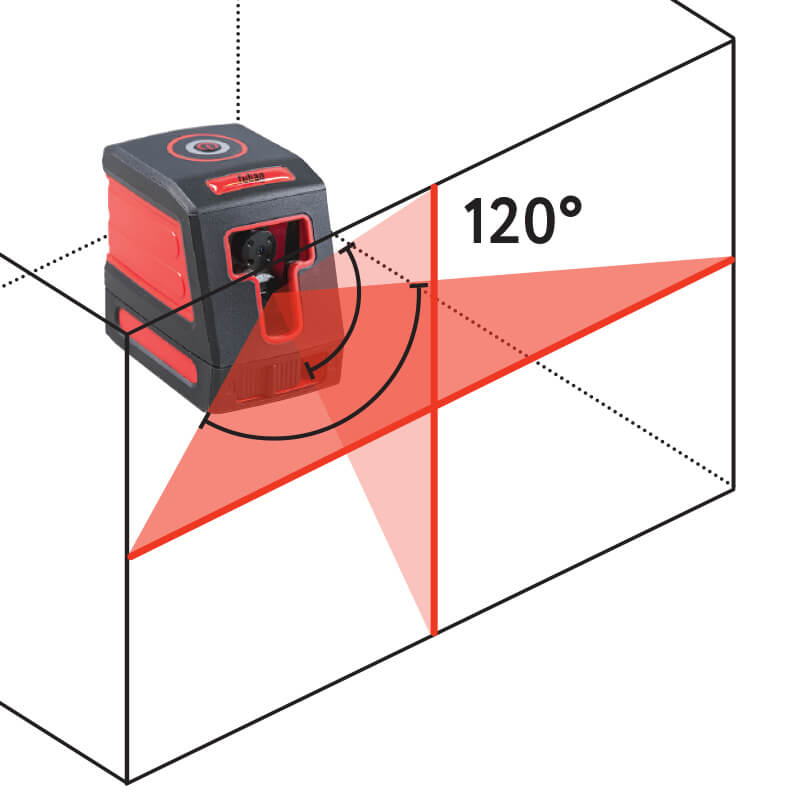 Уровень лазерный самовыравнивающийся FUBAG Crystal 10R VH Set +мишень, штатив (31623)