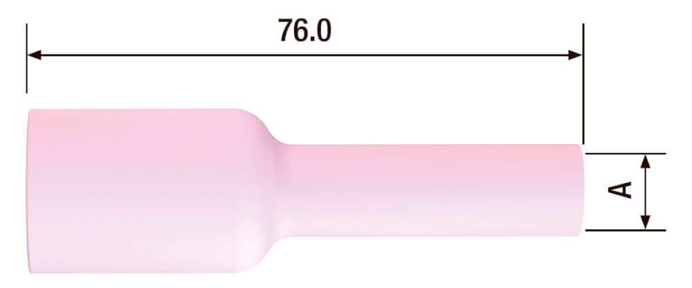 Сопло керамическое для газовой линзы №5L 8 мм FUBAG FB TIG 17-18-26 (FB54N17L)