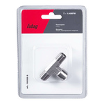 Переходник тройник Т-MFM (2 наруж.резьбы/1внутр.) 1/4