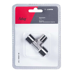 Переходник тройник Т-FFM (2 внутр.резьбы/1 наруж.) 3/8