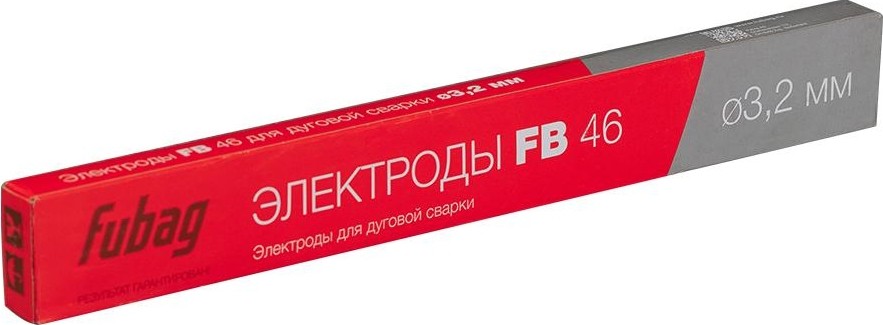 Электрод с рутилово-целлюлозным покрытием FUBAG FB-46 (3.2 мм; 0,9 кг) (41594)