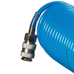 Шланг спиральный с фитингами рапид, химически стойкий полиамидный (рилсан) FUBAG 15bar, 6х8мм, 10м (170223)