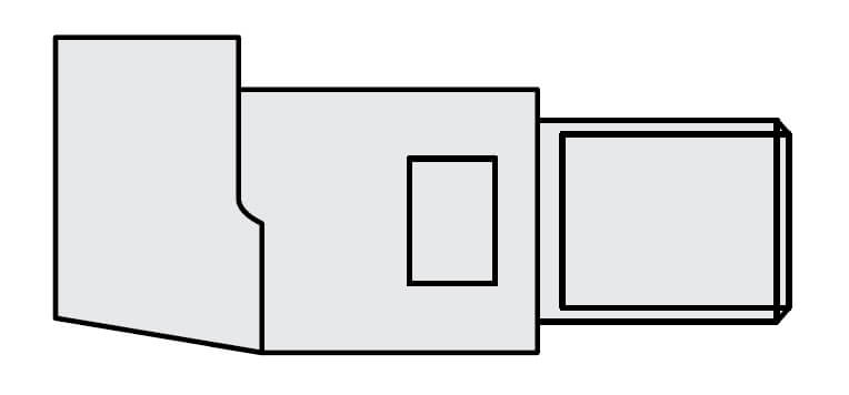 Держатель электрода прямой 32х88 мм FUBAG (31156)