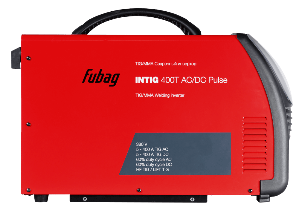Инвертор сварочный FUBAG INTIG 400 T AC/DC PULSE +горелка, охлаждение, тележка