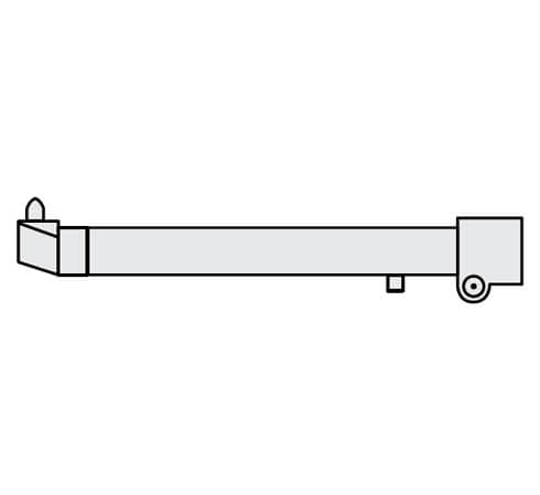 Плечо нижнее прямое 45х800 мм FUBAG c уменьшенным электрододержателем для RSV (31118)